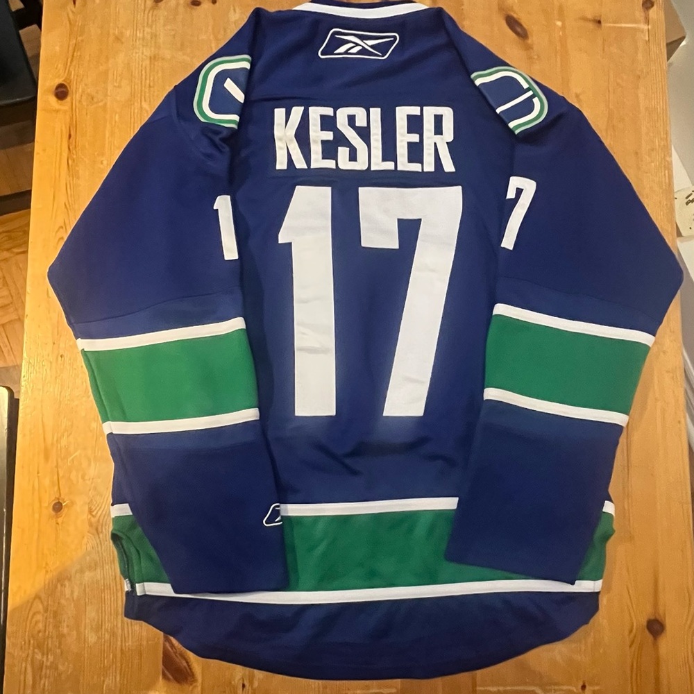 Ryan Kesler Vancouver Canucks Authentic Reebok Hockey Jersey
